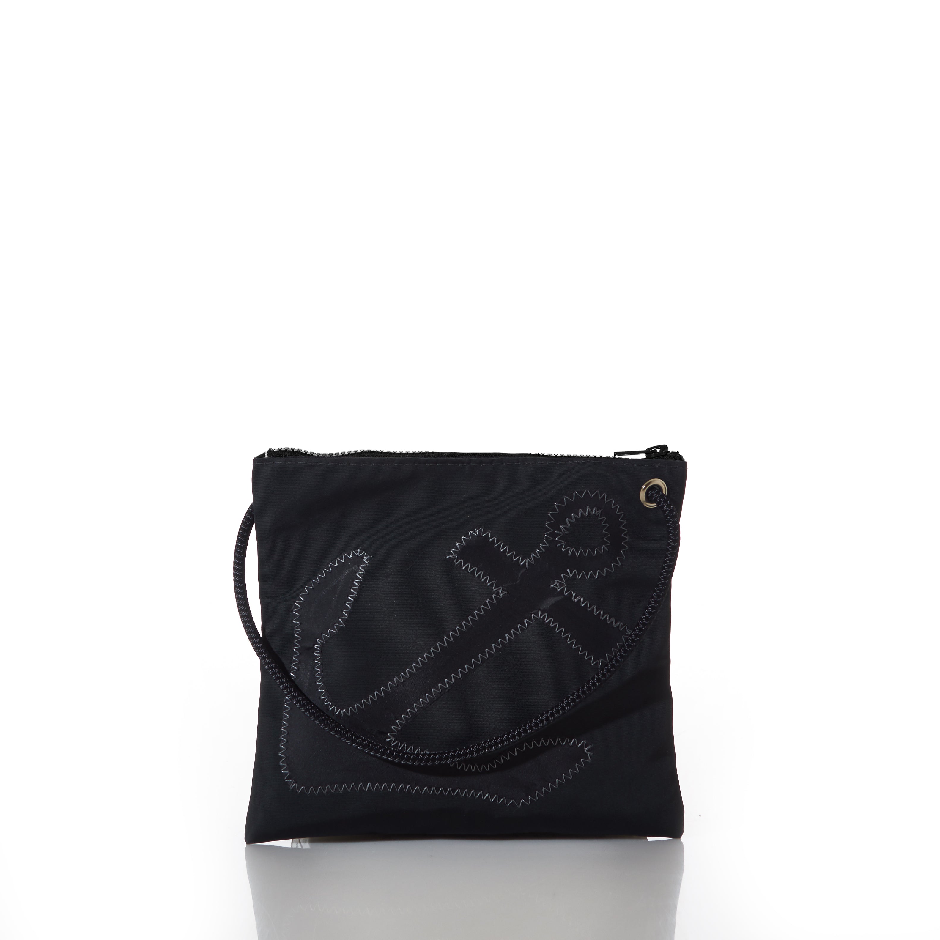 Black-on-Black Anchor Slim Crossbody – Sea Bags