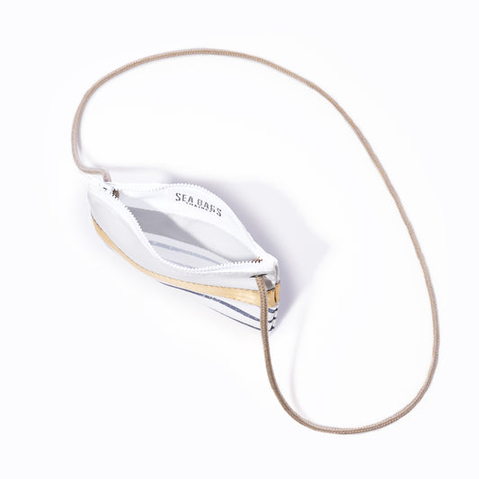 Grey Mariner Stripe Slim Crossbody Bag Alternate Image 2