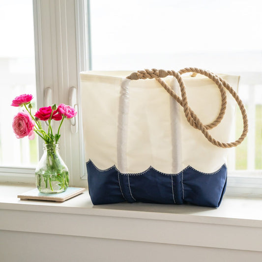 Wavy Seas Medium Tote