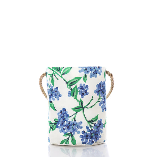 Blueberry Print Bucket Bag