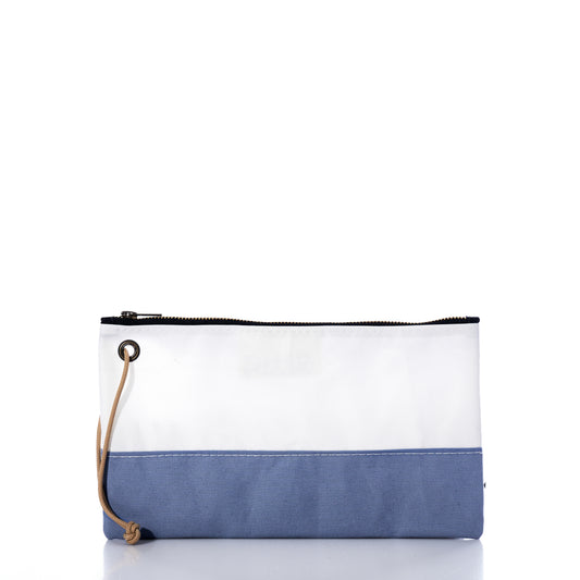 Chambray Blue Chebeague Large Wristlet