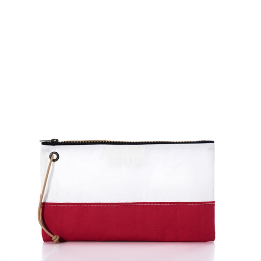 Red Chebeague Large Wristlet
