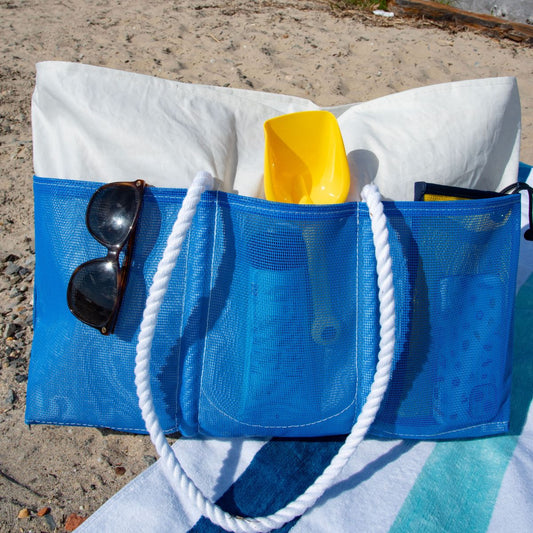 Harbor Blue Beachcomber Tote