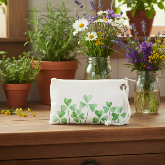 Field of Clover Wristlet
