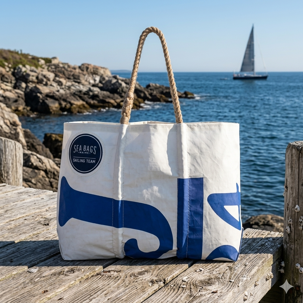 Race Day Vintage J24 Large Tote