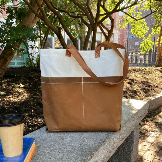 Tan Chebeague Market Tote