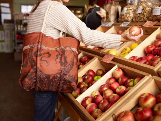 Tanbark Octopus Medium Tote