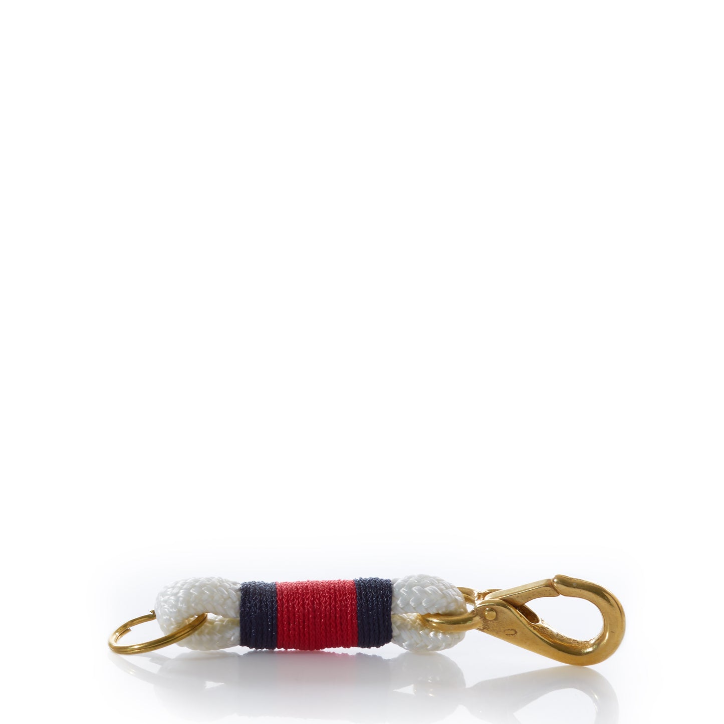 Fisherman's Rope Keychain-White/Red
