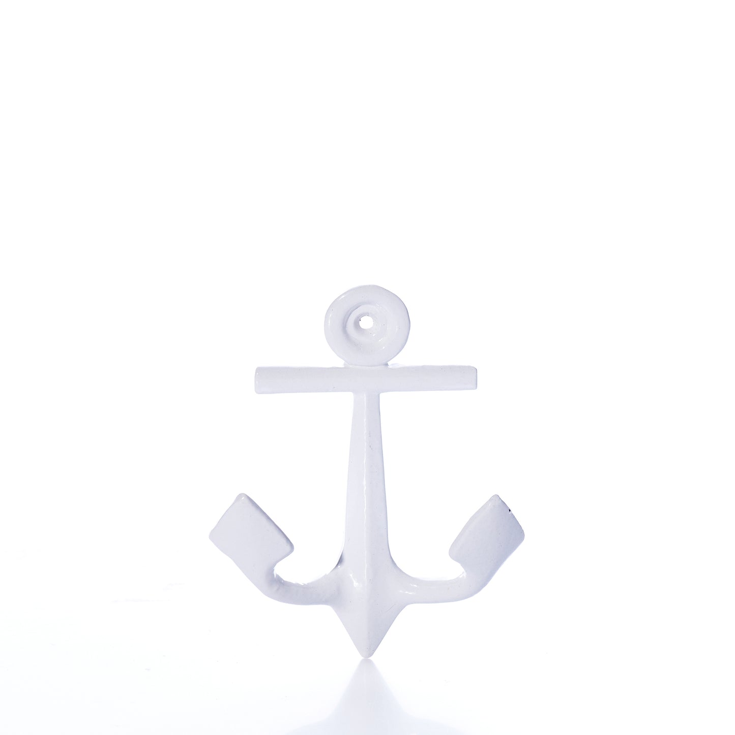 White Anchor Wall Hook