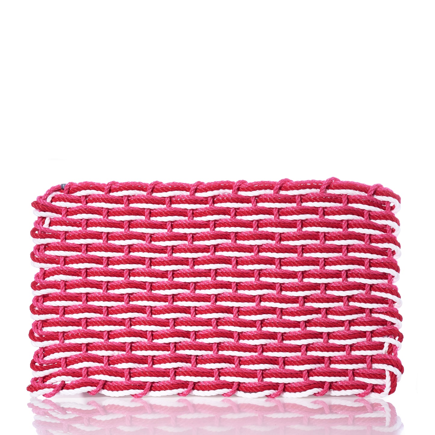 Fisherman Rope Mat - Red, Pink, & White