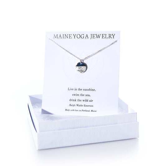 Pendant Necklace - Horizon Silver