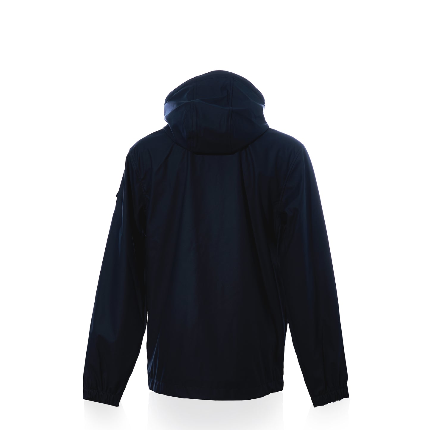 Waterproof Raincoat Button Pocket - Navy