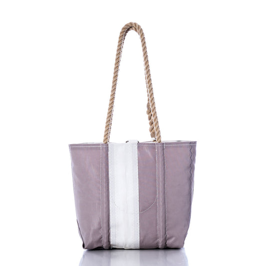 Vintage Gray and White Handbag Alternate View