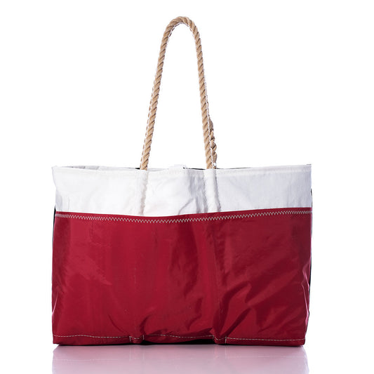 Vintage Black and Red Ogunquit Beach Tote Alternate View