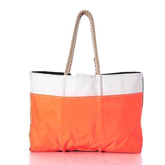 Vintage Black and Orange Ogunquit Beach Tote Alternate View
