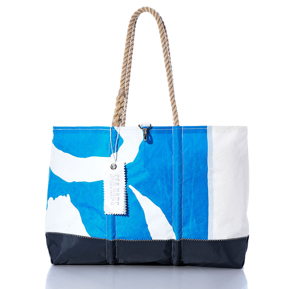 Vintage Blue and Gray Ogunquit Beach Tote – Sea Bags