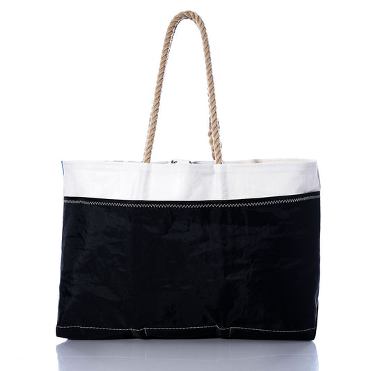 Vintage Blue Graphic Ogunquit Beach Tote Alternate View