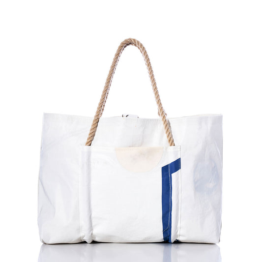Vintage Blue Graphic Wharf Tote Alternate View