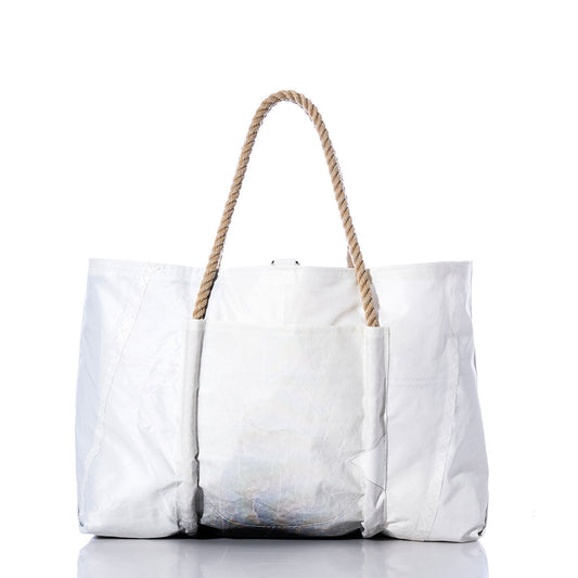 Vintage Black and White Wharf Tote Alternate View