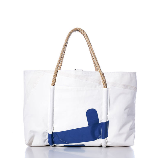 Vintage Blue 4 Wharf Tote Alternate View