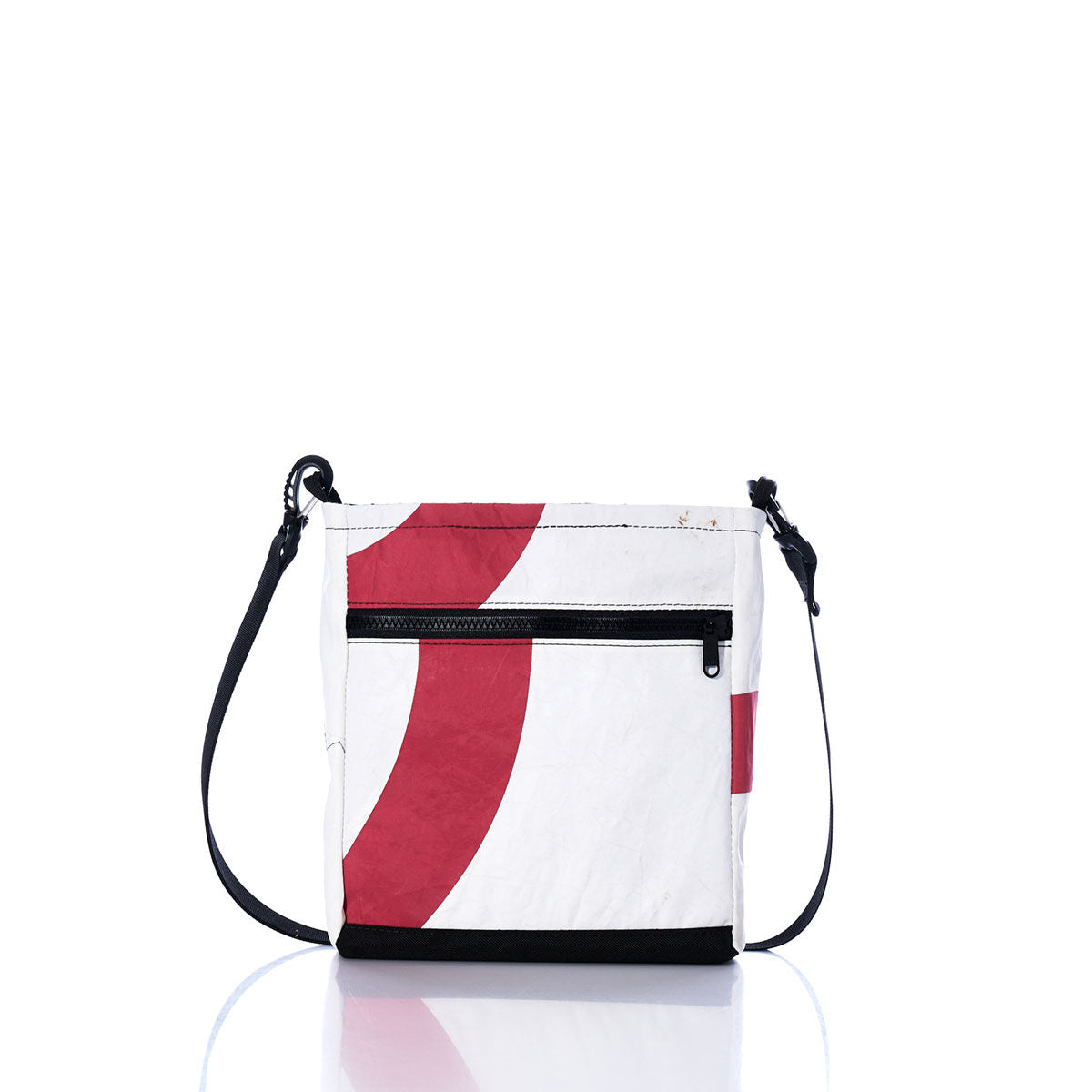 Vintage Red and White Small Voyager Crew Crossbody Alternate View