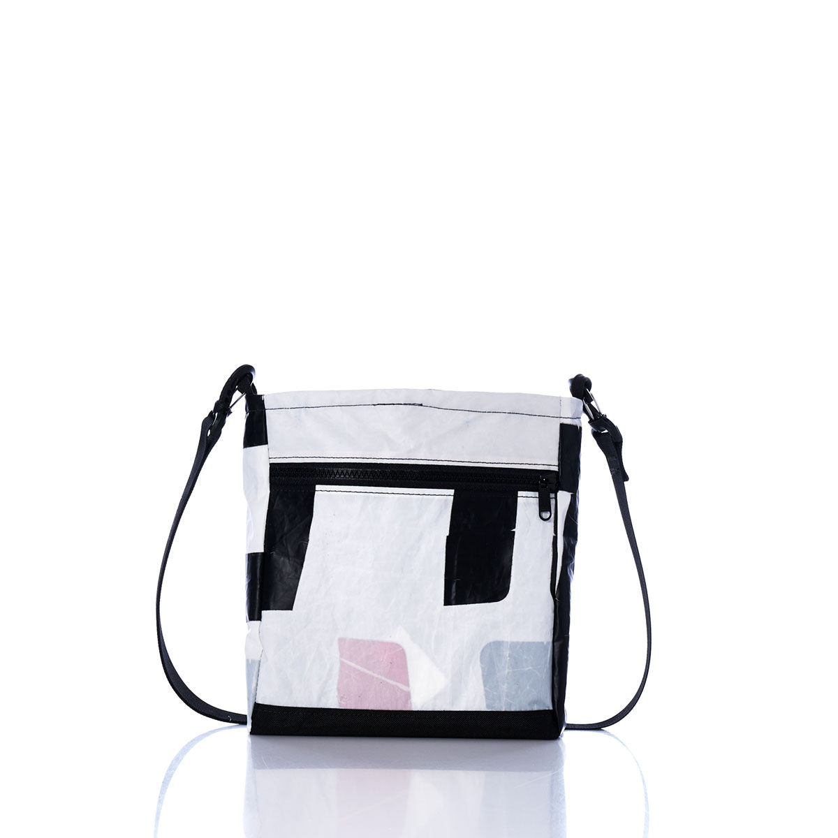 Vintage Red and Black Small Voyager Crew Crossbody Alternate View