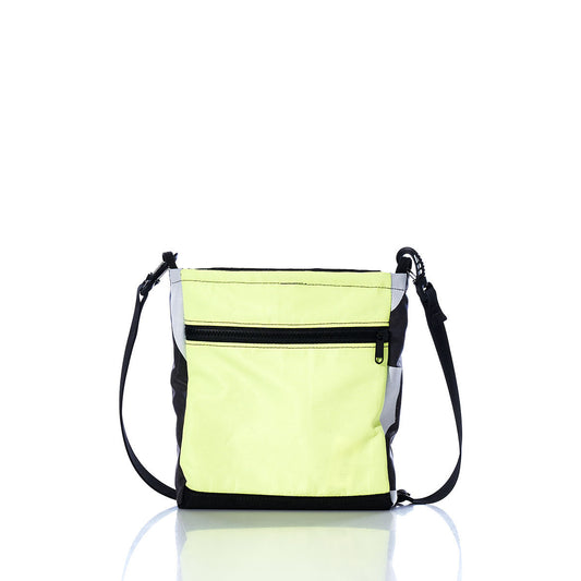 Vintage Black and Neon Small Voyager Crew Crossbody Alternate View
