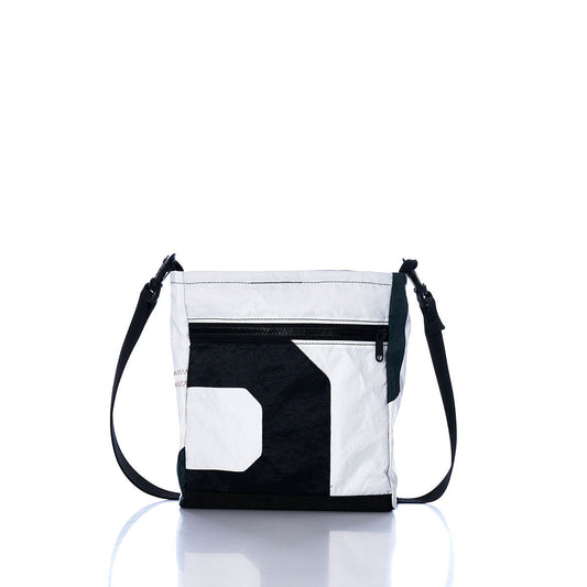 Vintage Black Numbers Small Voyager Crew Crossbody Alternate View