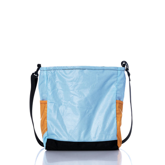 Vintage Blue and Yellow Medium Voyager Crew Crossbody Alternate View