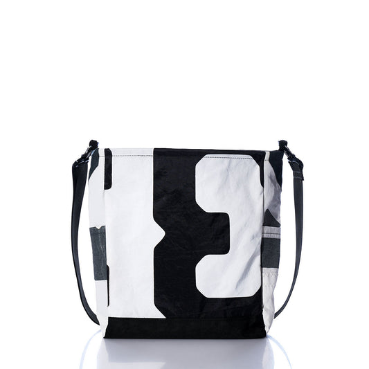 Vintage Black Numbers Medium Voyager Crew Crossbody Alternate View