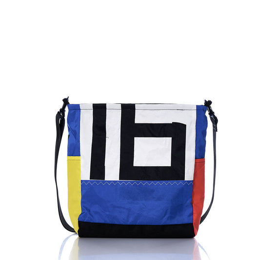 Vintage Blue Multicolor Medium Voyager Crew Crossbody Alternate View