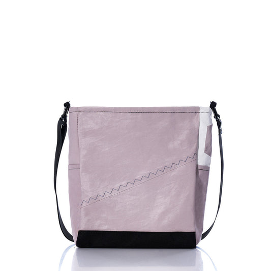 Vintage Gray and White Medium Voyager Crew Crossbody Alternate View