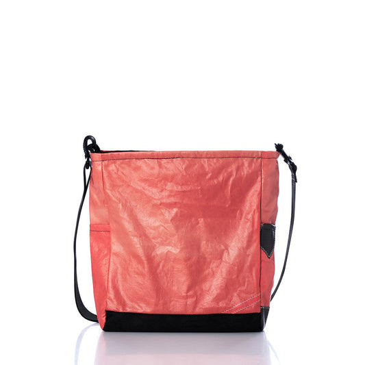 Vintage Orange and Black Medium Voyager Crew Crossbody Alternate View