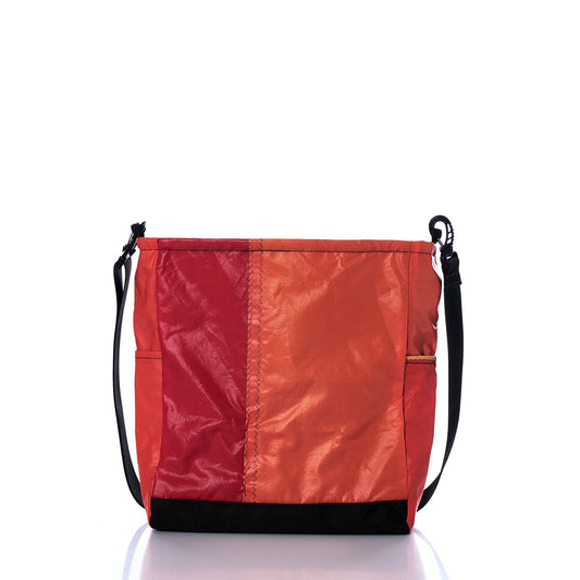 Vintage Orange and Red Medium Voyager Crew Crossbody Alternate View