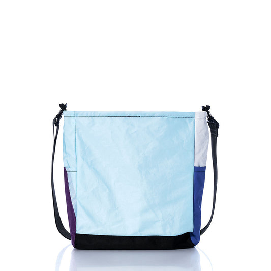 Vintage Blue and Purple Medium Voyager Crew Crossbody Alternate View