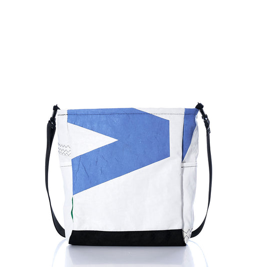 Vintage Green and Blue Medium Voyager Crew Crossbody Alternate View
