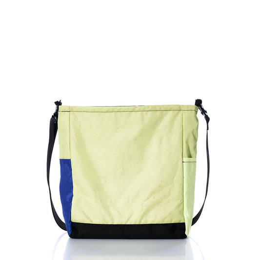 Vintage Neon and Blue Medium Voyager Crew Crossbody Alternate View