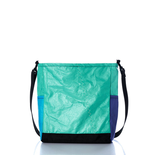 Vintage Teal Medium Voyager Crew Crossbody Alternate View