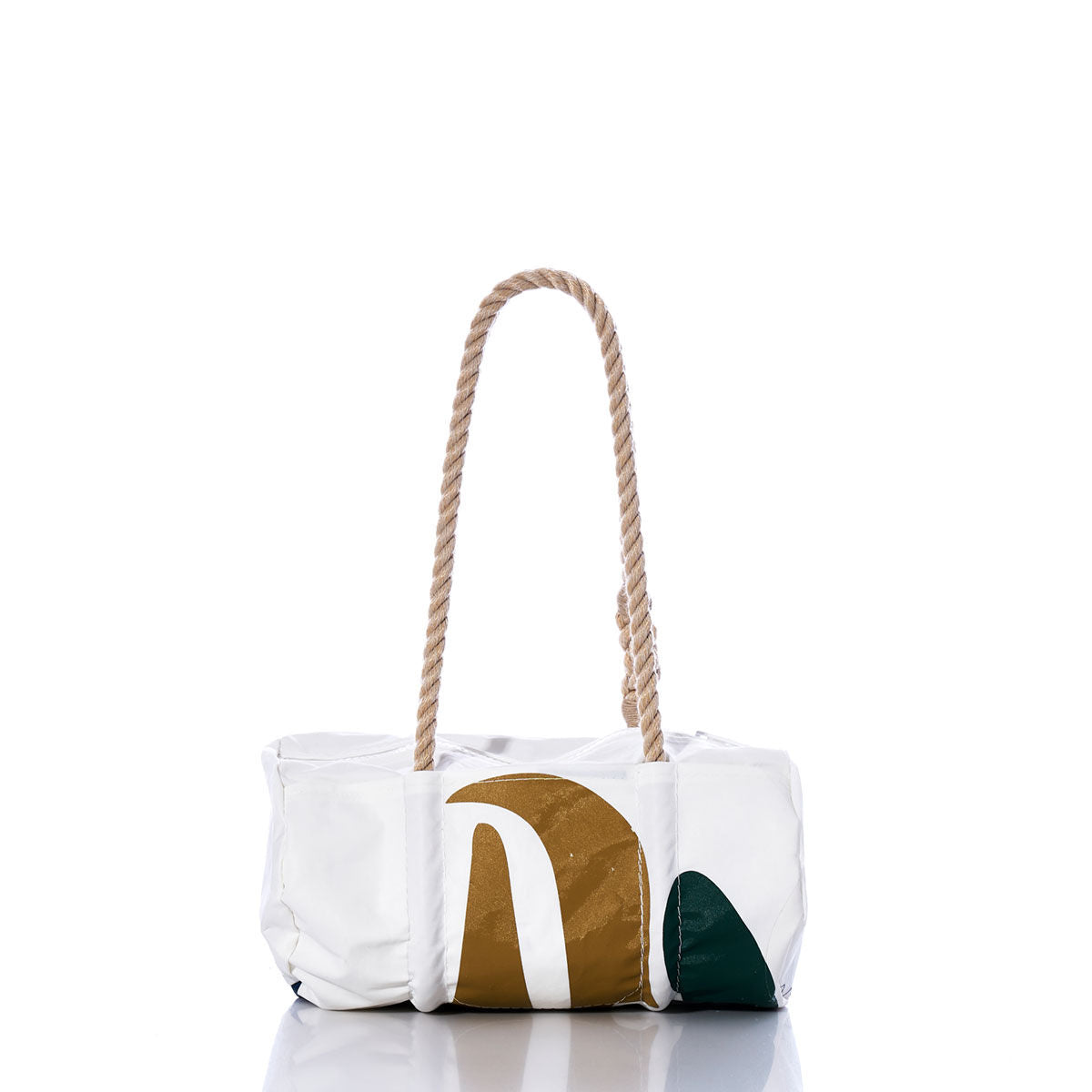 Vintage Green and Blue Baguette Bag Alternate View