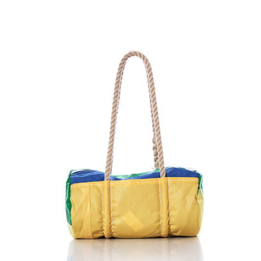 Vintage Yellow and Green Baguette Bag Alternate View