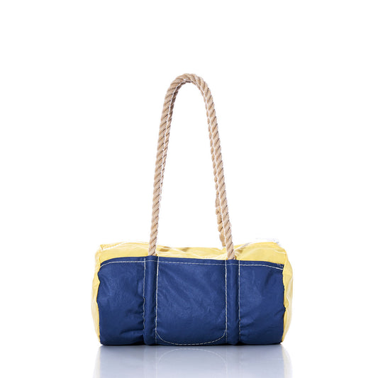 Vintage Blue and Yellow Baguette Bag Alternate View
