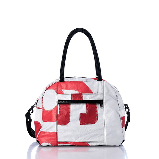 Vintage Red Letters Essential Weekender Travel Bag Alternate View