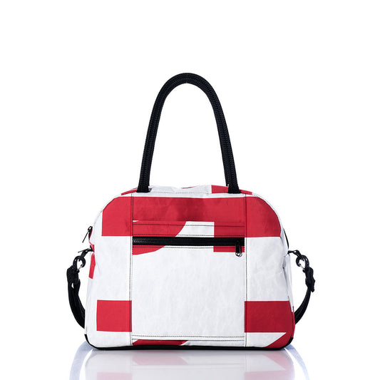 Vintage Red Numbers Essential Weekender Travel Bag Alternate View