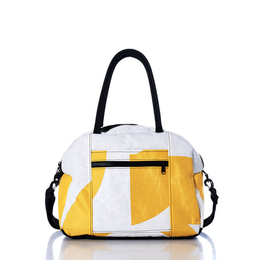 Vintage Yellow and White Essential Weekender Travel Bag Alternate View