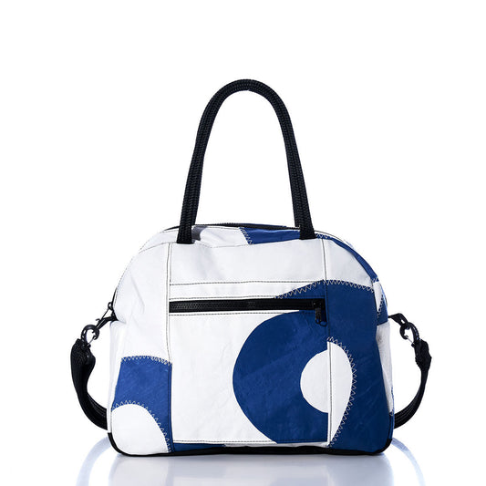 Vintage Blue Numbers Essential Weekender Travel Bag Alternate View