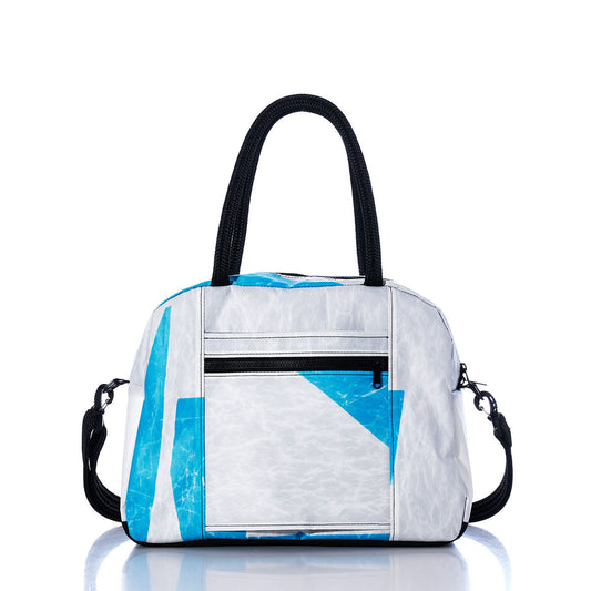 Vintage Blue and White Essential Weekender Travel Bag Alternate View