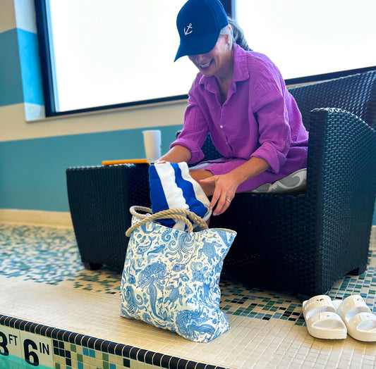 Paisley Mermaid Medium Tote