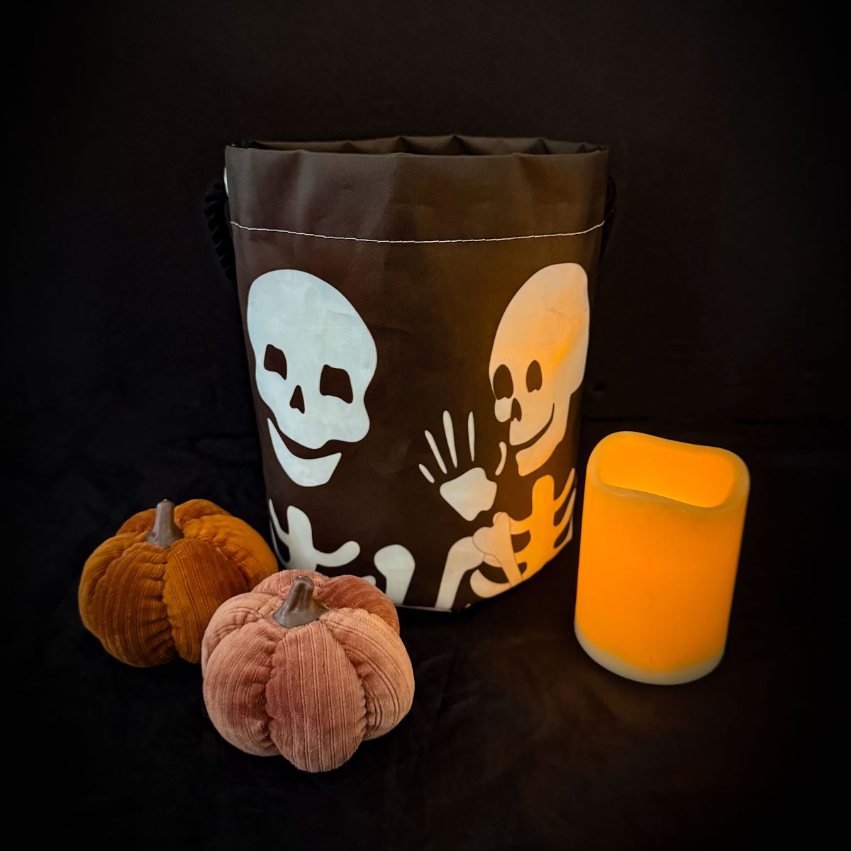 Halloween Bucket of Bones Bag Alternate Image 2