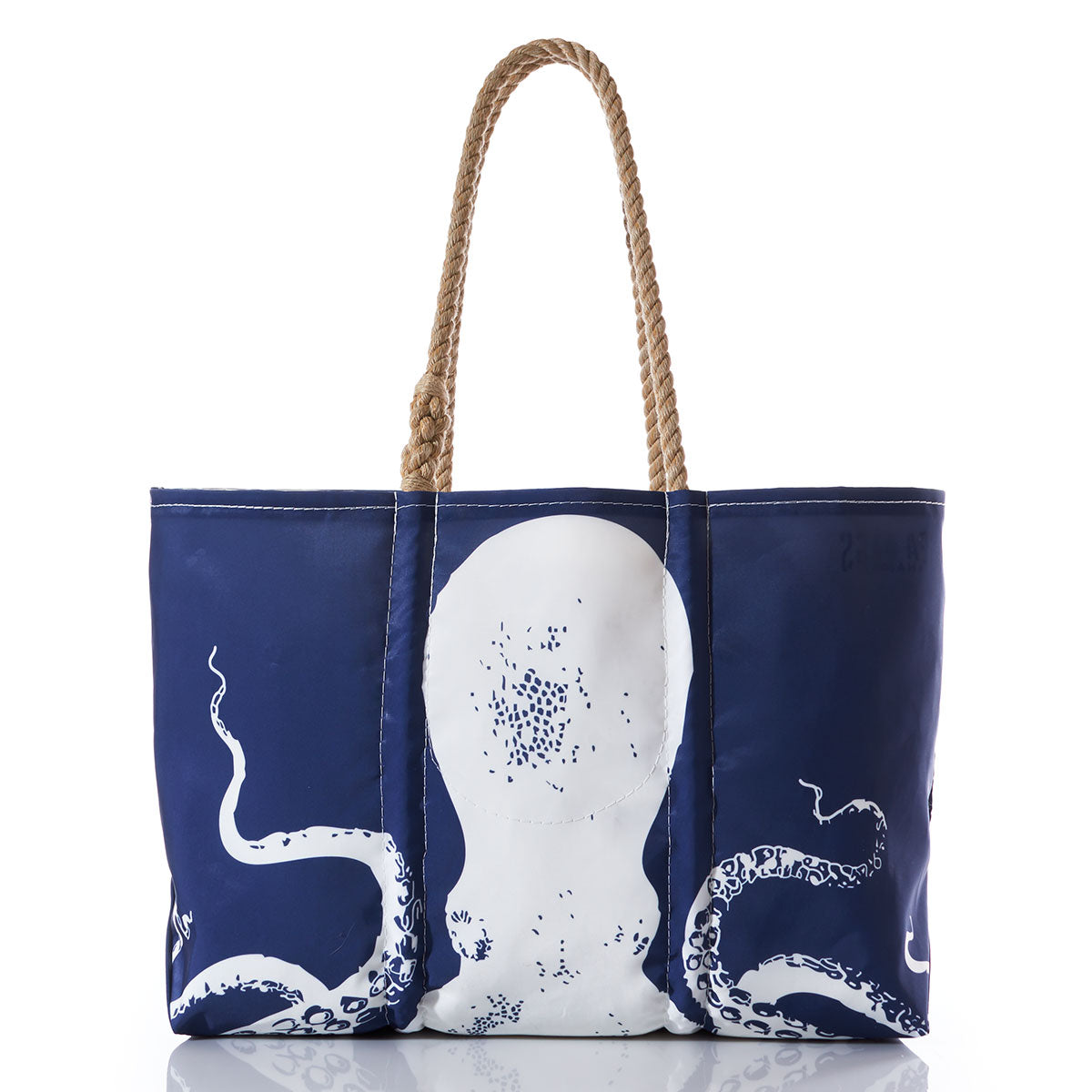 White on Navy Octopus Tote Alternate Image 1