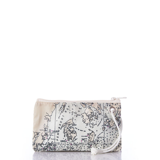 Penobscot Bay Nautical Chart Wristlet